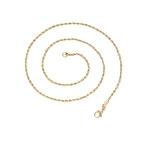 Rope chain gold