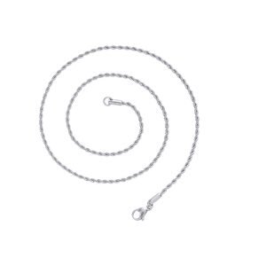 Rope chain silver