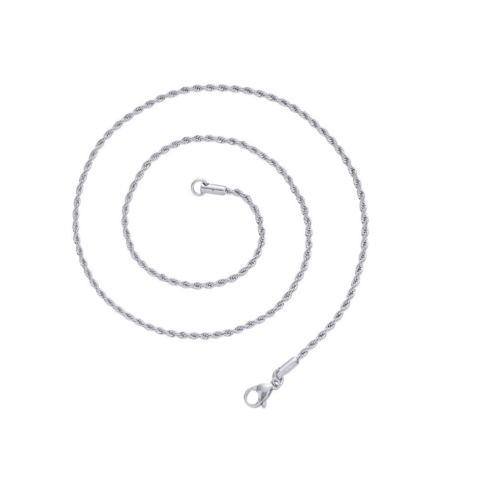 Rope chain silver