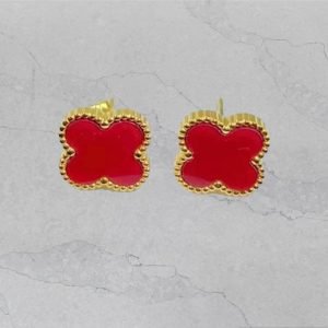 Ruhi ear studs red