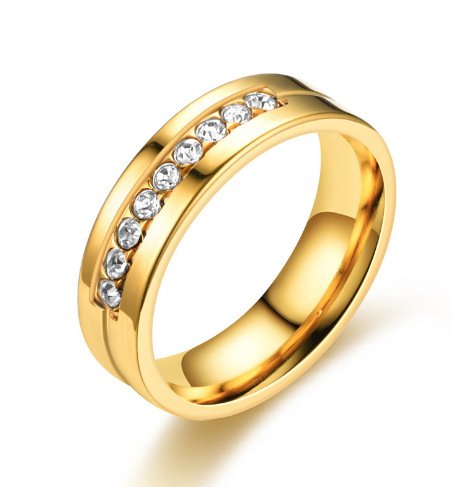 Diamond ring gold