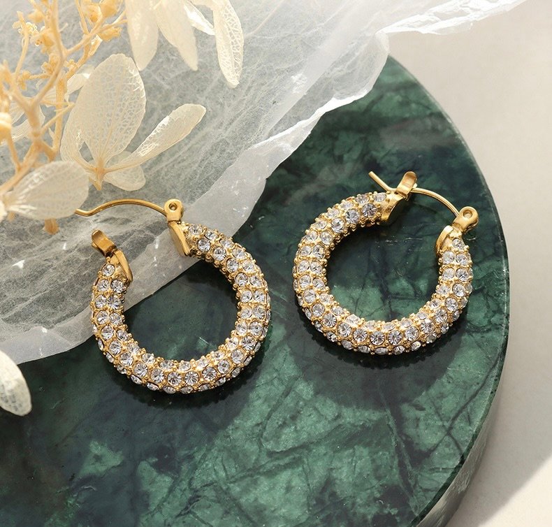 Leila earrings gold copy