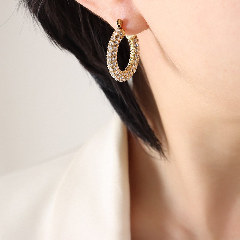 Leila earrings gold