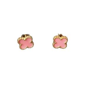 Mini ruhi ear studs pink